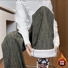 冬季加绒新款灯芯绒花色宽松休闲脏脏裤B315-K125JR-特p40控78，男装卫衣，电商B315