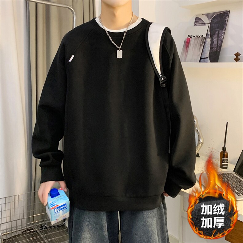 秋冬德绒卫衣男有加绒JR933-P45图片