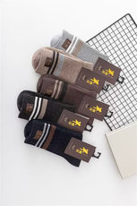 秋冬季新款袜子纯色羊绒羊毛男中筒双针加厚保暖商务休闲男长袜，袜子，星座224