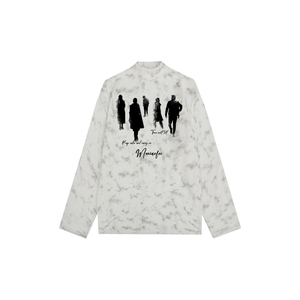 260克重磅扎染德绒半高领打底衫【有货】HD019-DR25318RB-P25