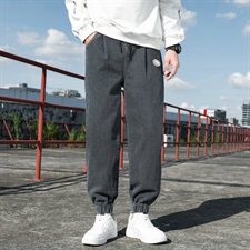 牛仔裤男宽松春秋季百搭帅气束脚裤韩版潮牌休闲裤九分裤DF30T，男装牛仔裤，电商A102