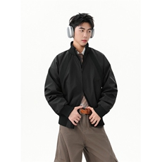 美式短款飞行夹克潮牌cleanfit痞帅高级感立领外套504-W36-特P68，男装夹克，星座504