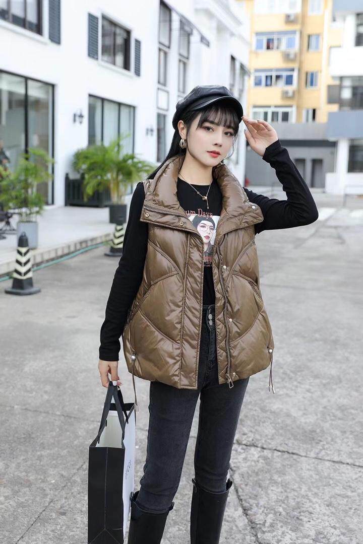 冬季补单款羽绒马甲，女装马甲，名门秀