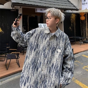 美式小香风棉服男秋冬潮牌格子加棉夹克衬衫百搭宽松棉衣 JK2303图片