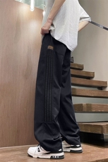 美式痞帅长裤子男春新款条纹设计感撞色拼接运动休闲裤DY528-P55，男装休闲裤，电商A178