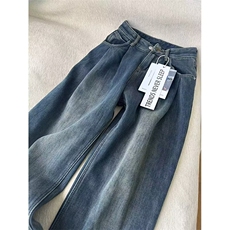 加绒牛仔裤男女韩版潮流保暖2025冬季ins长裤RK3332-P50，男装牛仔裤，星座412-3
