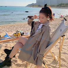 【现货】新款C0378030P115K1682025春秋新款短款风衣外套，女装风衣，2C037