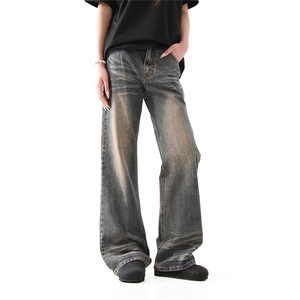 903-AK118-特60 【89】  S-XXL   深蓝复古牛仔裤  现货！3图片
