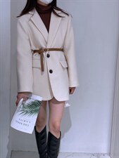 精纺羊毛小西装，女装西装，驿谷