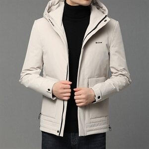 B20023钱塘2020-1冬季男士连帽羽绒服高端90白鸭绒P245图片