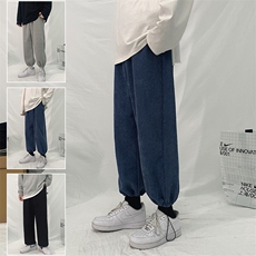 秋冬舒适百搭加绒加厚休闲裤TY040-1特批35-加绒特批40，男装休闲裤，星座718-1