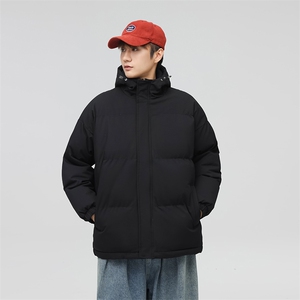 现货 抖音得物可供视频 三防加厚羽绒连帽棉衣外套情侣棉服WM1277图片