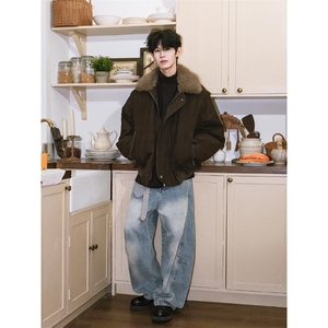 毛领派克服棉衣保暖座山雕外套 MY2275 特P97图片