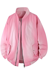 情侣渐变棒球服秋季新款宽松夹克外套潮飞行服JK666-特53图片