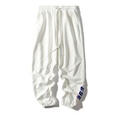 【】A003-HZ7213-P50新款数字印花时尚运动长裤女模1，男装休闲裤，电商A003