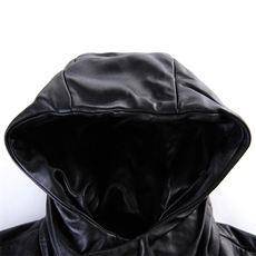 YT275冬季新款海宁羽绒皮衣男中长款绵羊皮白鸭绒男士大衣，男装皮衣，电商B360