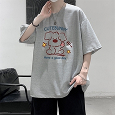 华夫格t恤男短袖男大码五分袖大皂风HT73434-P22，男装T恤，电商A040