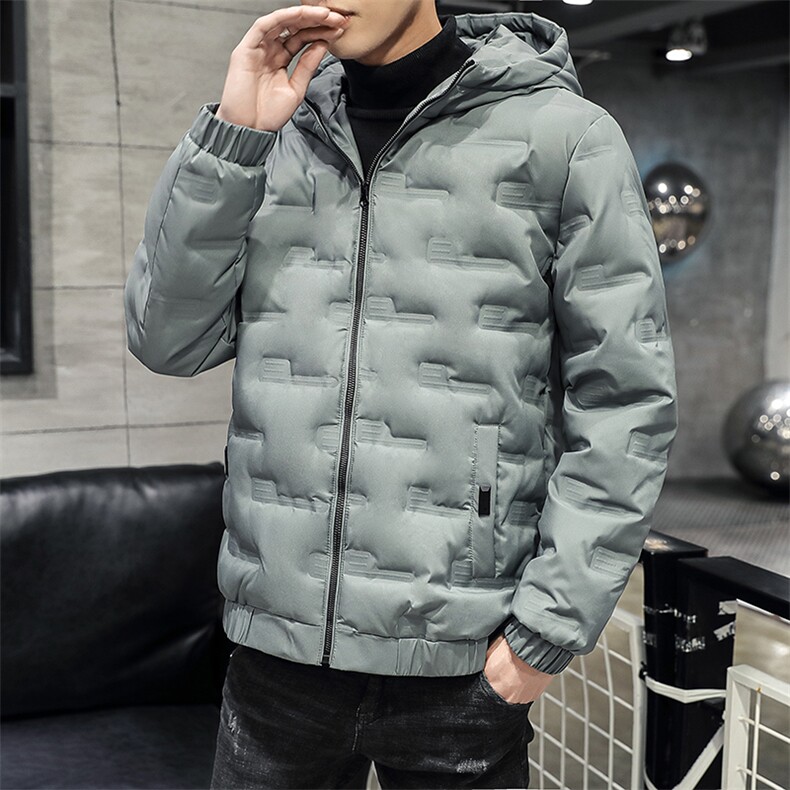 连帽压花直冲学生外套白鸭绒羽绒服潮牌男R8888P80，男装羽绒服，星座301D-5(原星座1415）