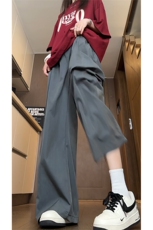 主推供视频~山本裤情侣夏季阔腿冰丝裤A458特P30控55，男装休闲裤，电商A309