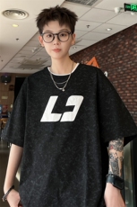 ！2026夏季新款男士发泡立体印花潮牌碎花短袖T2530特P28，男装T恤，电商B220