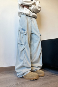 903-AK92-特P60【95】S - 3XL    工装牛仔裤！3图片