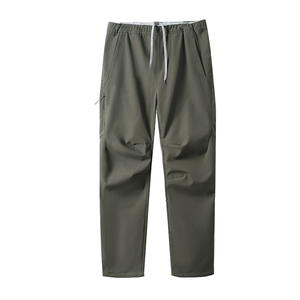 秋冬加绒加厚休闲裤男士宽松直筒潮牌修身长裤潮流商务西裤裤子男图片