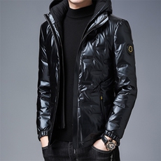 男士羽绒服冬季新款加厚保暖中年爸爸装商务休闲外套可拆连帽上衣，男装羽绒服，电商B212（原钱塘6029）