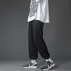 主推有大码(S-5XL）夏季薄款宽松休闲卫裤九分裤男A01特P25-限48，商品下架区，电商B377
