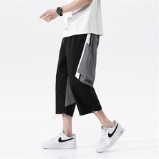 7XL~M港风2023夏季新款休闲工装七分裤加肥加大码胖子中裤控价68，男装休闲裤，钱塘717(原712)