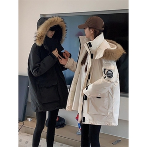 棉服男女年冬季新款中长款情侣派克服工装加厚棉袄外套TT829 P110图片