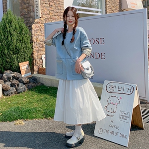 【】 两面穿新中式 风宽松显瘦牛仔外套2C285 1013P165K248图片