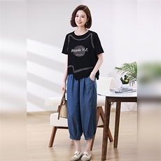 时尚休闲女装套装宽松显瘦两件套舒适百搭日常穿搭，女装套装/套裙，叶笙衣