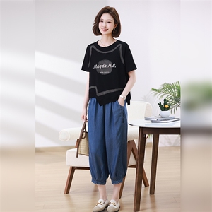 时尚休闲女装套装 宽松显瘦两件套 舒适百搭日常穿搭图片