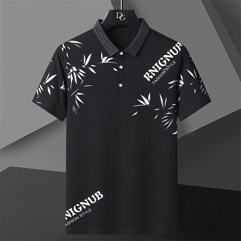 72810-P35短袖T恤男2025夏季新款体翻领男士休闲衫，男装Polo衫，电商D310B