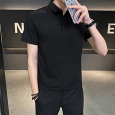 夏季新款短袖型男纯色POLO衫T恤休闲百搭半袖上衣PL88-P33，男装T恤，星座310B-3