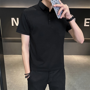 夏季新款短袖型男纯色POLO衫T恤休闲百搭半袖上衣PL88-P33图片
