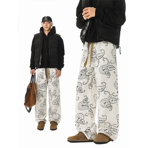 8XL-M羊羔绒慵懒休闲裤小众加入长裤刺绣加厚保暖卫裤K991P68控88图片