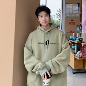 ！连帽圆领卫衣男装港风帽衫男 LM110-P35图片