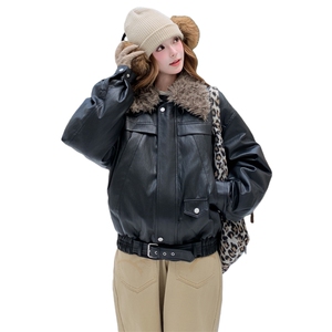 毛领皮羽绒服 90白绒 2C323  25912 -P330图片
