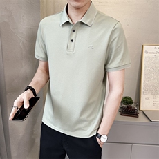 夏季新款男士短袖T恤时尚百搭休闲上衣潮牌半袖Polo衫PL8601-P65，男装T恤，电商A237