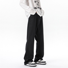 春季加长版裤子男高个子185cm110牛仔裤微喇直筒休闲长裤KZ002P55，男装牛仔裤，电商B312