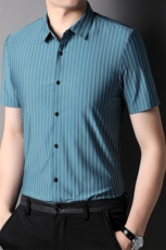 XL-T9002男式2023年夏季新款衬衣T恤青年透气潮流衬衫P63，男装衬衫，电商B360