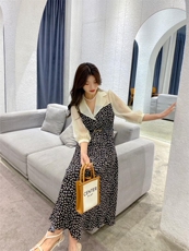 YCJ西装领连衣裙，女装西装，YCJ