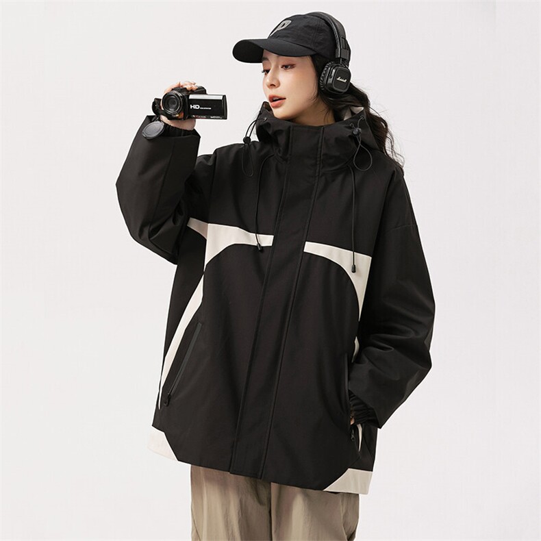 秋季现货连帽夹克男户外冲锋衣外套DSA157B-JK7810-P75,男装夹克,电商A157B