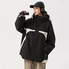 秋季现货连帽夹克男户外冲锋衣外套DSA157B-JK7810-P75，男装夹克，电商A157B