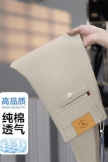 秋季高弹男士休闲裤中青年商务休闲百搭西裤爸爸长裤男K2759主推，男装西裤，星座224-1