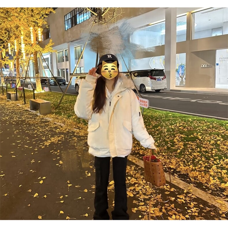 现货毛领连帽外套情侣派克服棉衣1408-MY25-P85(网图），男装棉衣，四季星座1408（原星座1613）