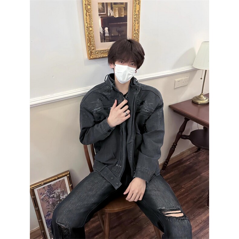 【有货】cleanfit工装外套男春秋美式高街短款夹克JK8325CC-P78,男装夹克,星座1007（原301D）