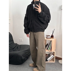 JK217LL-特P70cleanfit飞行员夹克外套男春秋款美式廓形棒球服，男装夹克，星座1007（原301D）