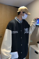 22秋新款宽松休闲撞色情侣棒球夹克卫衣外套B266-Y612-P65，男装夹克，星座B257-1